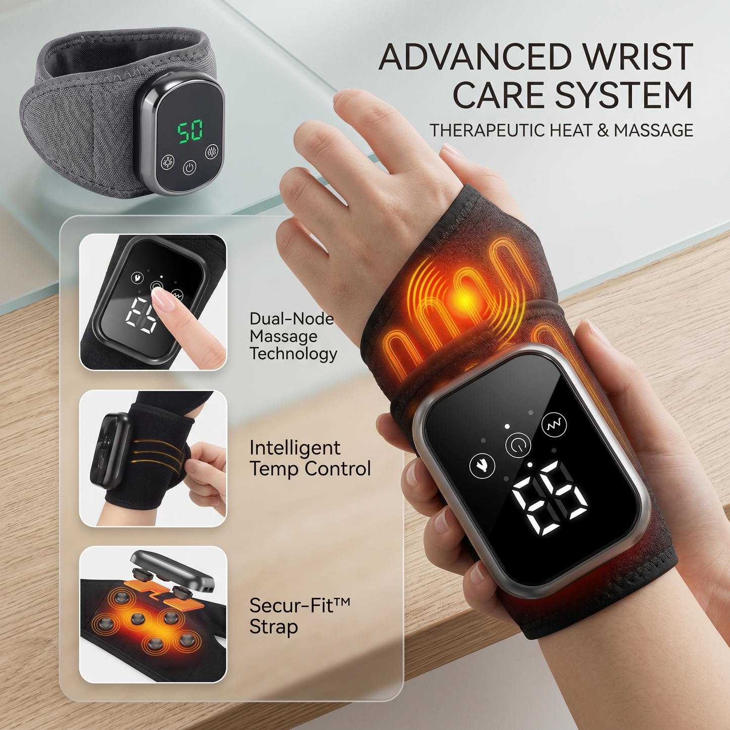 TrueRelief™ Heated Wrist Wrap